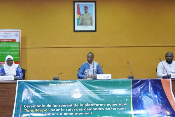 Le Burkina Faso lance la numérisation des procédures foncières