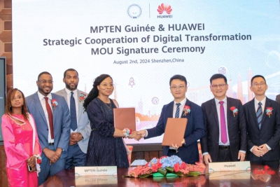 La Guinée s’associe à Huawei pour accélérer sa transformation numérique