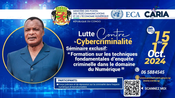 Le Congo organise un séminaire sur les techniques d’enquête numérique du 15 au 17 octobre